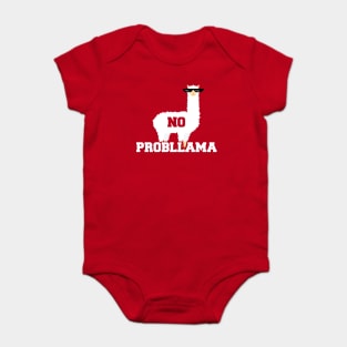 No Probllama Funny Animal Always Be a Llama Baby Bodysuit